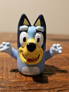 4/$10 Bluey Finger Puppet Toy 2 Inches Tall